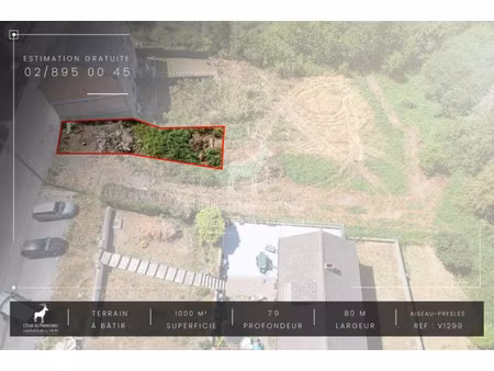 grond te koop in aiseau-presles