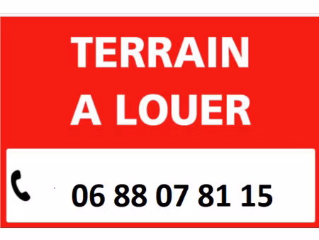 eyguieres - a louer terrain non constructible