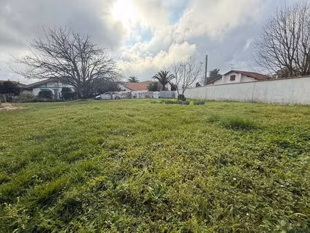 vente terrain 580m2 anglet 64600 - 515000 € - surface privée