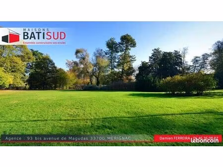 terrain 420 m² sainte eulalie