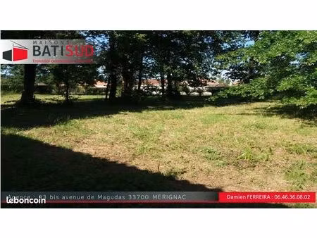 terrain 1 000 m² bordeaux
