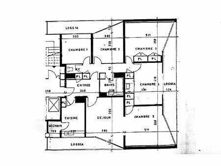 vente appartement 6 pièces  114.07m²  massy