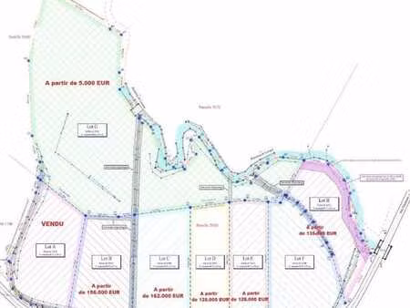 terrains à bâtir à lavaux (commune de leglise)