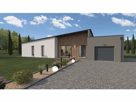 vente maison neuve 6 pièces 117 m² à la roche-rigault (86200)  233 335 €