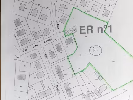 vente terrain 2900 m² à aux marais (60000)  166 000 €