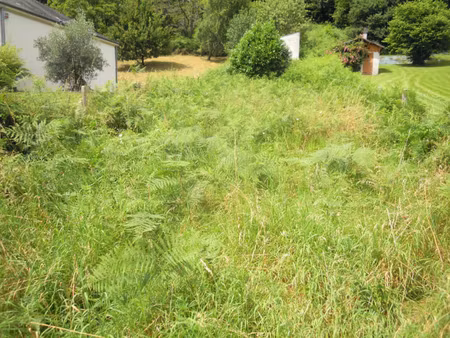 terrain constructible de 896 m2 à bogny sur meuse