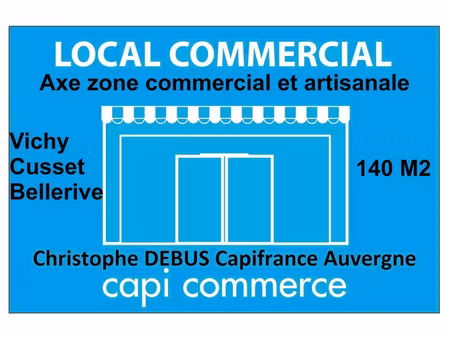 location locaux professionnels 140 m² à cusset (03300)  2 050 €