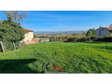 vente terrain 586 m² saint-romain-de-popey (69490)