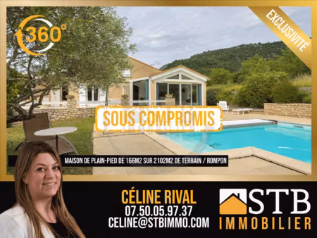 maison de 166m2 habitables avec sous-sol sur 2102m2 de terra