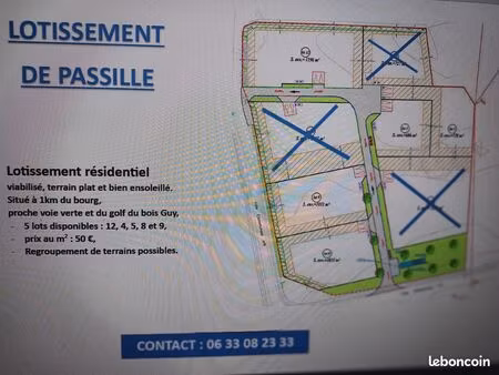 grand terrain viabilisé