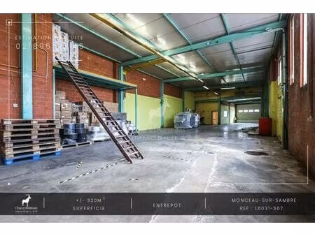 immeuble avec entrepôt et logement à marchienne-au-pont