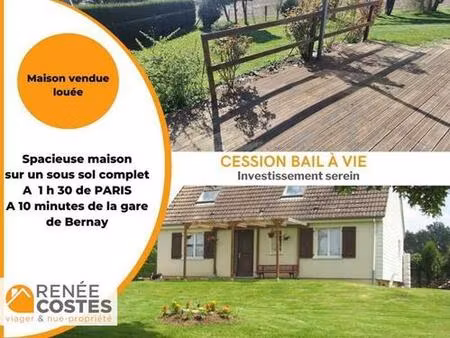 cession-bail à vie - f69-h65 ans - bernay (27300)