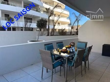 appartement de luxe de 49 m2 en location valras-plage  france