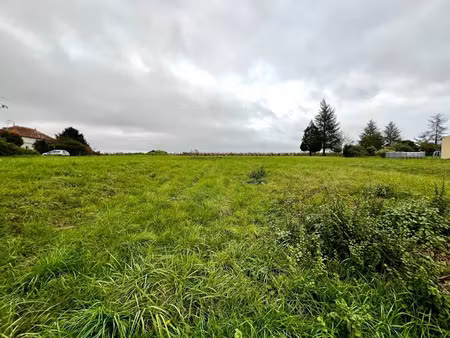 vente terrain à batir 3277 m² à clion (17240)  54 000 €