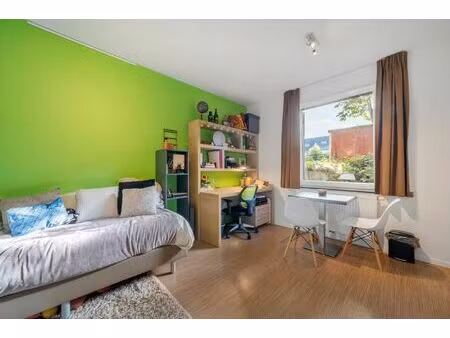 verhuurde studentenflat met kitchenette en badkamer en staanplaats