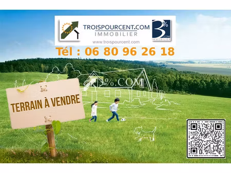 vente terrain 6333 m² à vannes-le-chatel (54112)  48 600 €