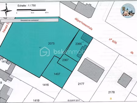 vente terrain 4651 m² à champigny (89340)  164 000 €