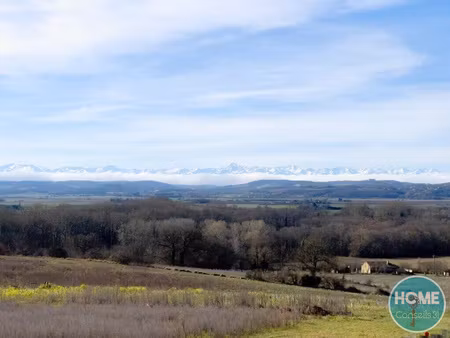 terrain de 4920 m2 vue sur les pyrénées