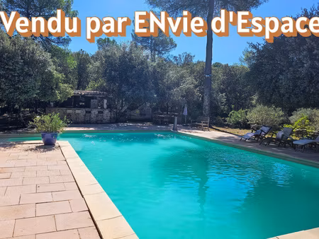 charmante propriété à vendre à barjols / pontevès – calme absolu et grand terrain de 5 hec