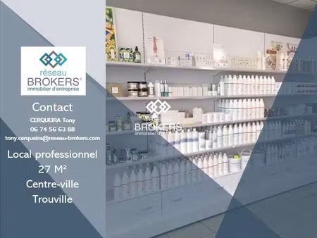 à vendre : local professionnel – local vacant