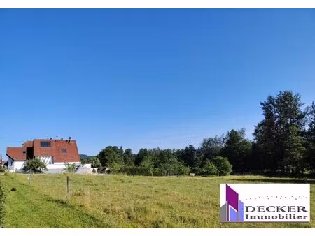 en vente terrain constructible 8 39 ares – 59 000 € |bischholtz