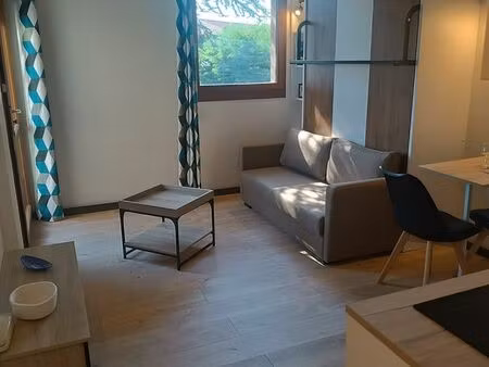 studio climatisé neuf  ds résidence sécurisée  cuis. aménagée et équipée