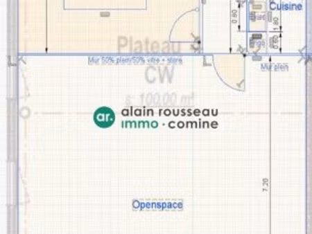 bureaux 110 m² beaucouzé