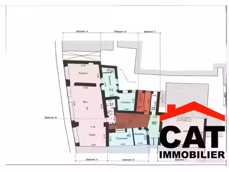immeuble 242 m² saint-mammès