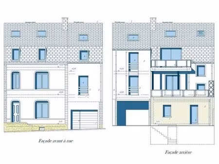 projet de 3 appartement 2 chambres + grandes terrasses