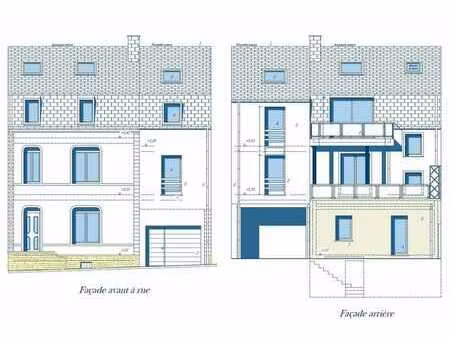 +++ sous option +++ projet de 3 appartement 2 chambres + gra