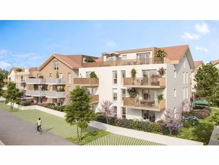 vente appartement 2 pièces 39.51 m² à la roche-sur-foron (74800)  241 000 €