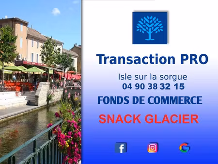 vente commerce fontaine-de-vaucluse (84800)