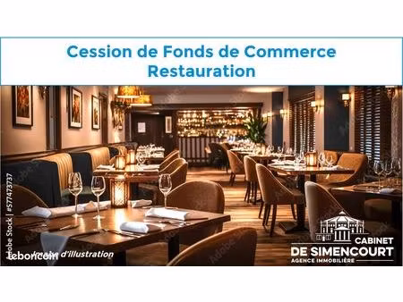 fonds de commerce  restauration 230 m² dury