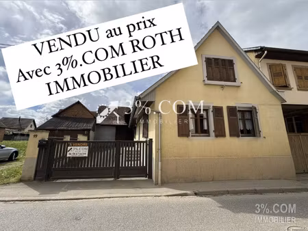 en vente maison 104 m² – 139 000 € |schaffhouse-sur-zorn