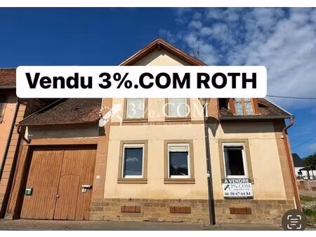 en vente maison 128 m² – 136 000 € |waldolwisheim