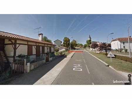 terrain plat dans les landes