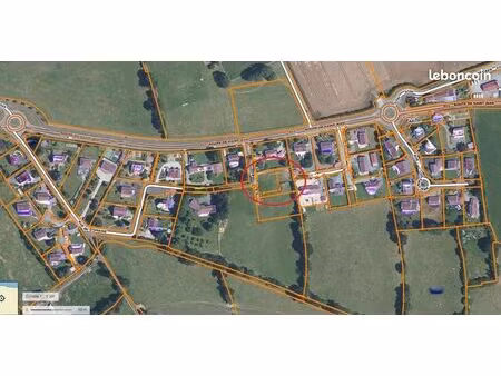terrain 400 m² la barre-de-semilly