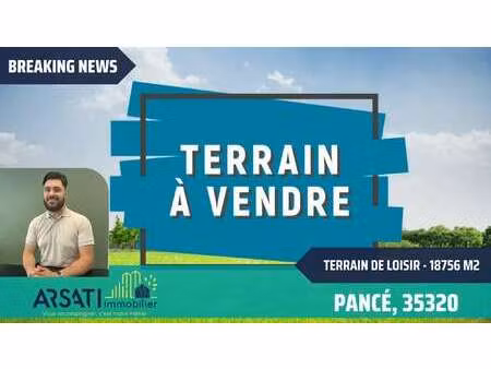 vente terrain à pancé (35320) : à vendre / 18756m² pancé