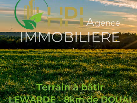 terrain constructible - 1496 m2 - lewarde - proximité de dou