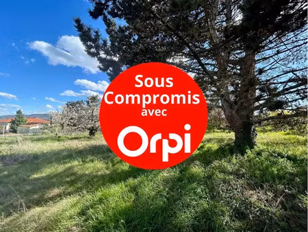 vente terrain à batir 1231 m² à lucenay (69480)  249 000 €