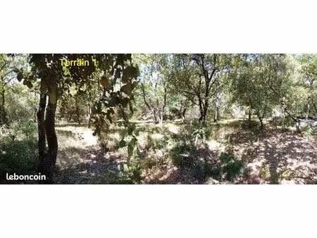 terrain piscinable 900 m2 très calme et nature en luberon provence ...au milieu des chênes