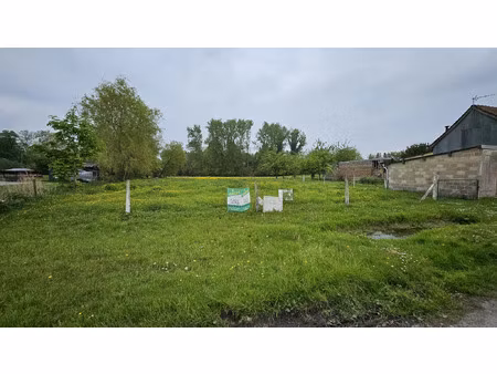 vente terrain 1278 m² yzeux (80310)