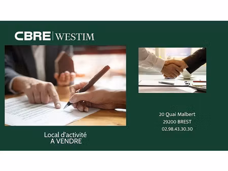 vente local d'activités saint renan 1 100 m²