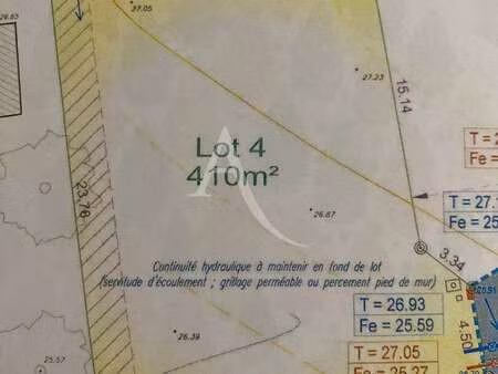 vente terrain piscine à martinet (85150) : à vendre piscine / 410m² martinet