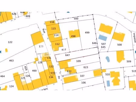 en vente terrain non constructible 415 m² – 52 000 € |maizières