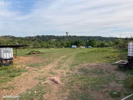 location d’un terrain agricole ou de loisir plat et bien exposé à proximité de grabels