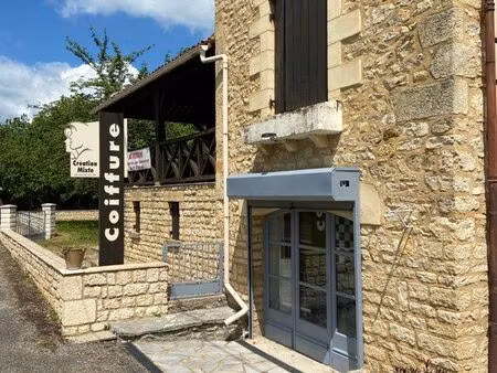 a vendre maison + commerce