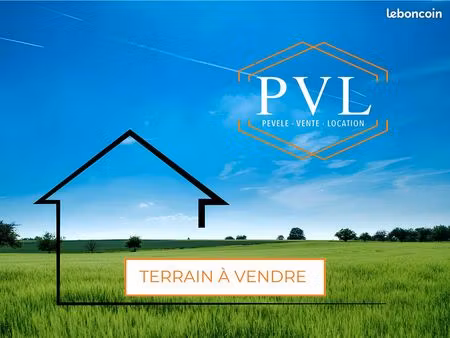 terrain 925 m² camphin en pevele