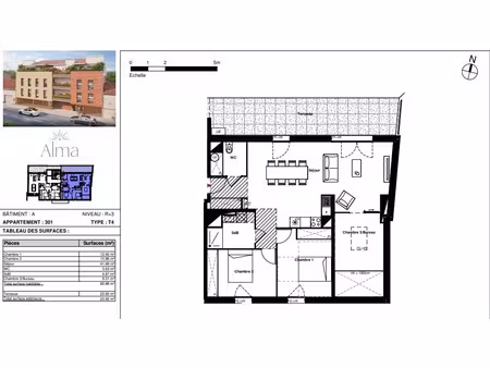 vente appartement 4 pièces 82 m² labarthe-sur-lèze (31860)