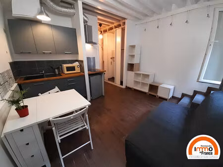 rouen beauvoisine - studio de 18 59 m² meuble avec terrasse privative